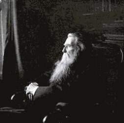 John Ruskin, photographed by Frederick Hollyer in 1894.